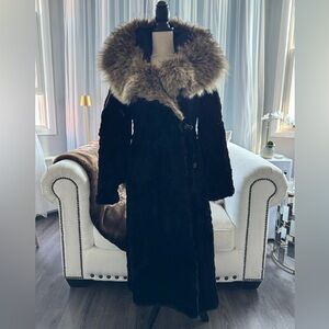 Beautiful long fur coat